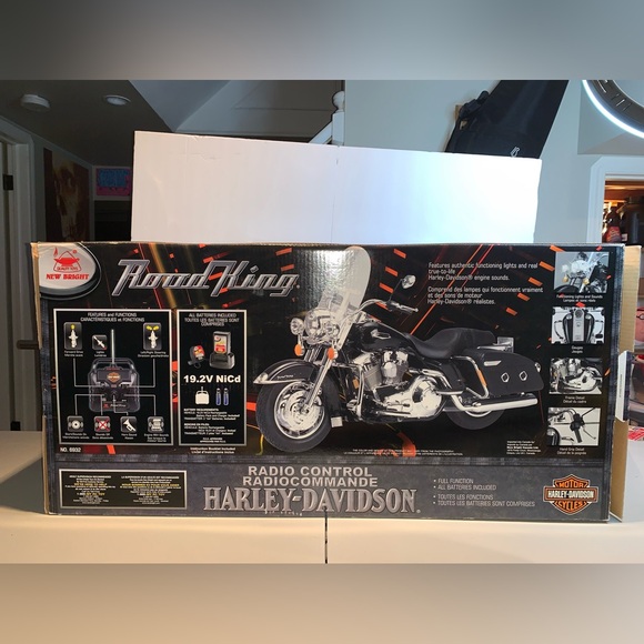 Rare Collectible New Bright Harley Davidson Road King RC - Excellent Condition - Picture 3 of 8